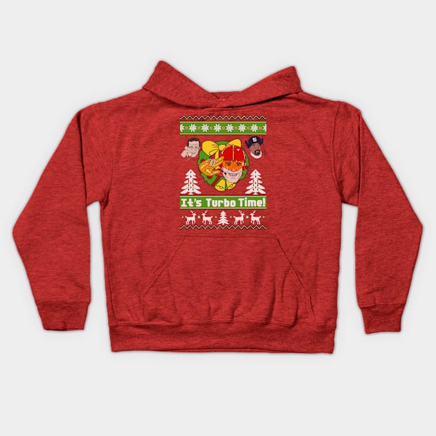 Jingle All the Ugly Sweaters Kids Hoodie by Owllee Designs